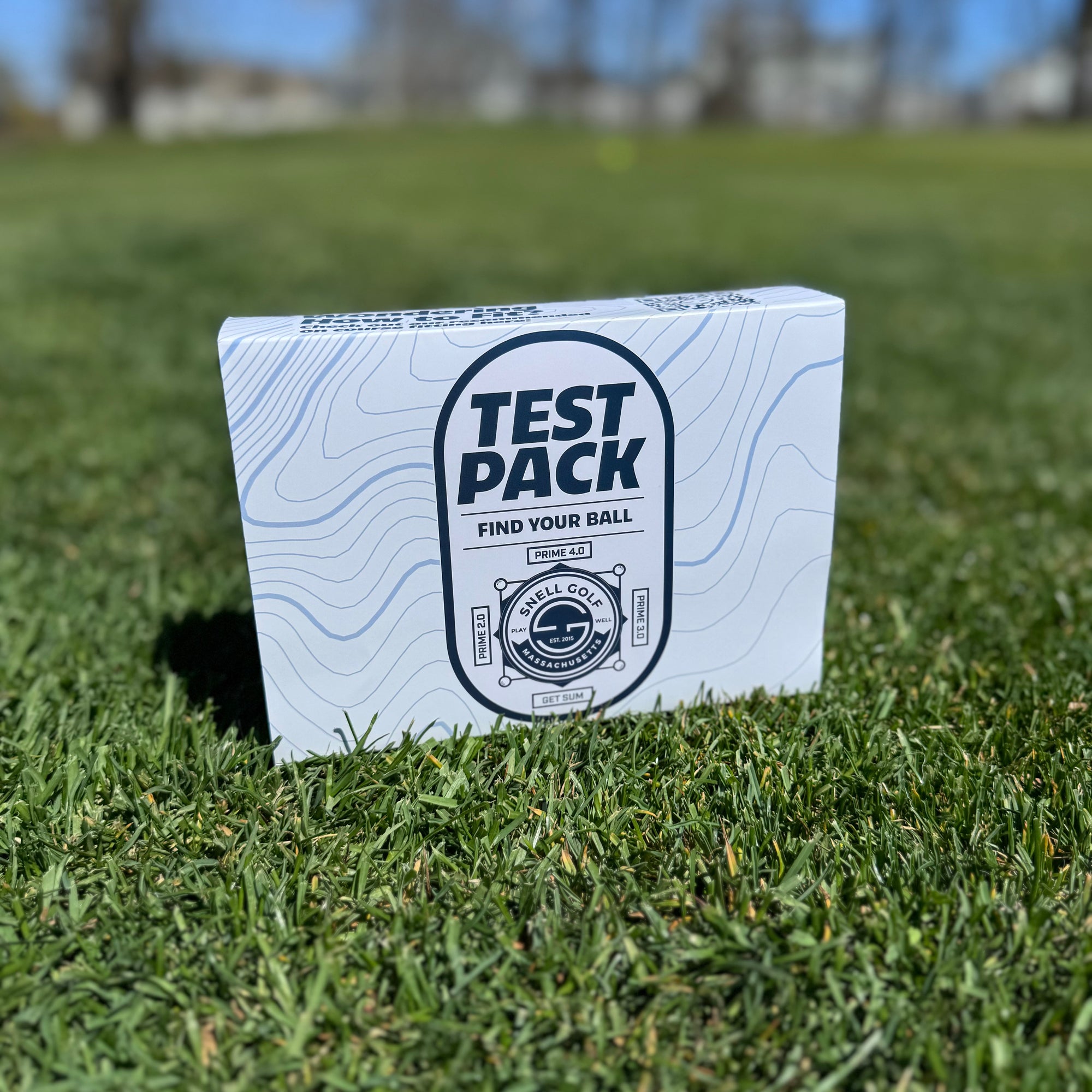 2024 Test Pack Golf Ball Snell Golf White  