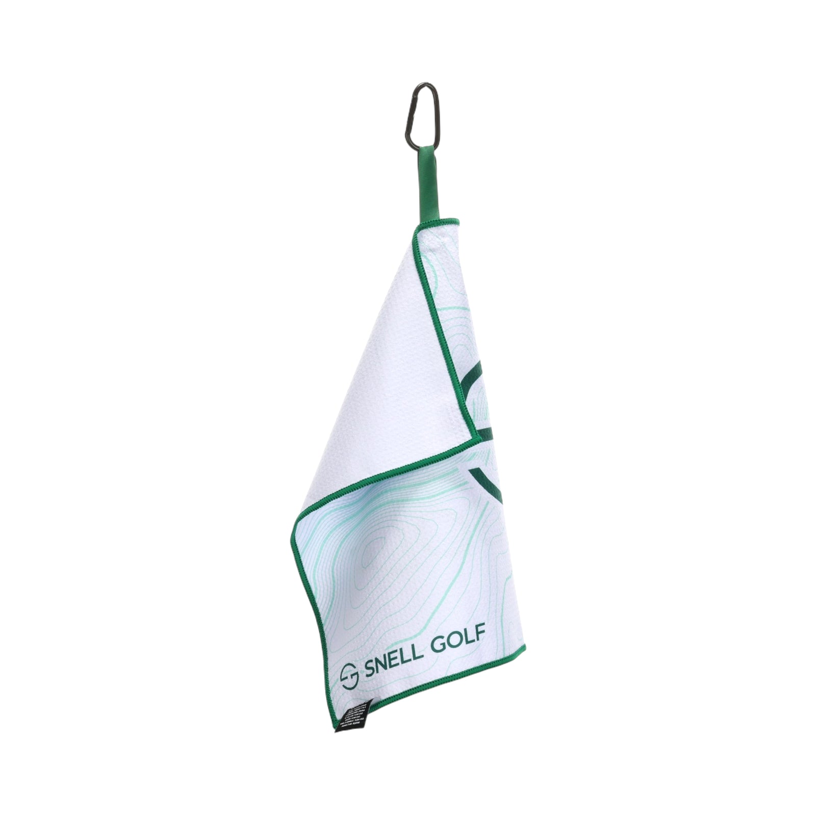 Snell Magnetic Performance Towel Towel Snell Golf White/Green