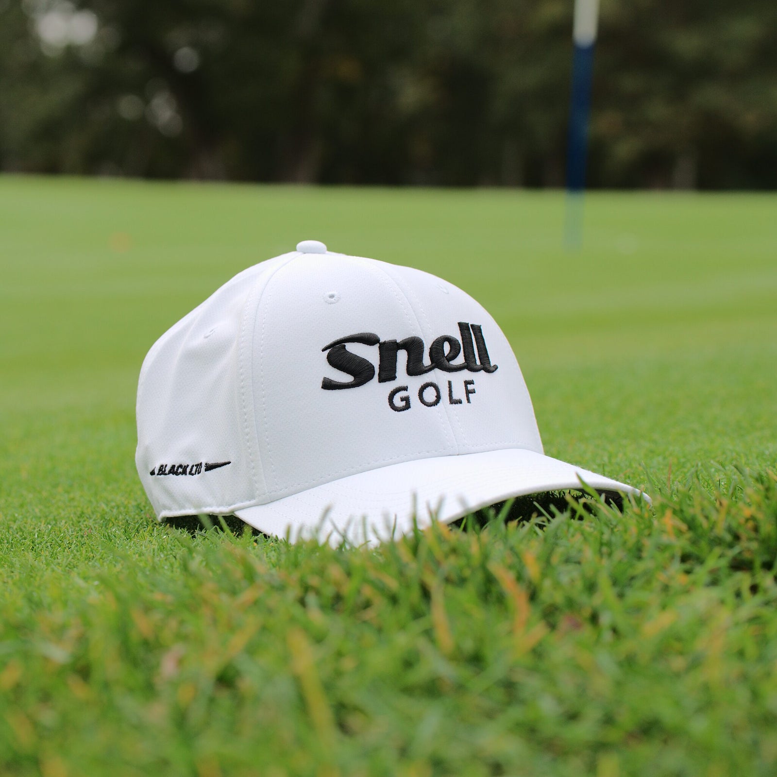 Heritage Black LTD Golf Hat Hats Snell Golf White