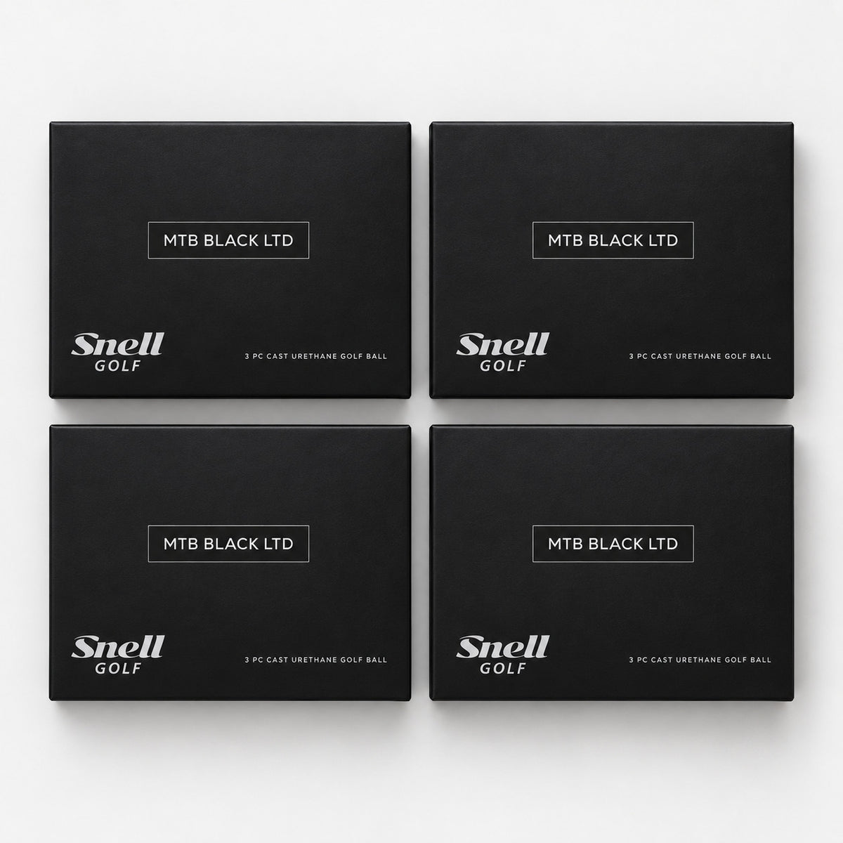 MTB Black LTD - Fall Four Pack Golf Ball Snell Golf