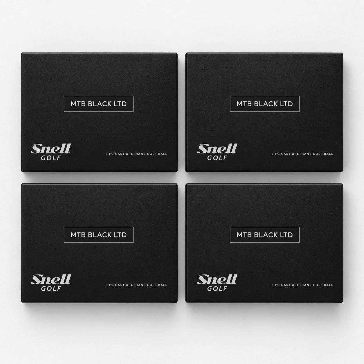MTB Black LTD - Fall Four Pack Golf Ball Snell Golf