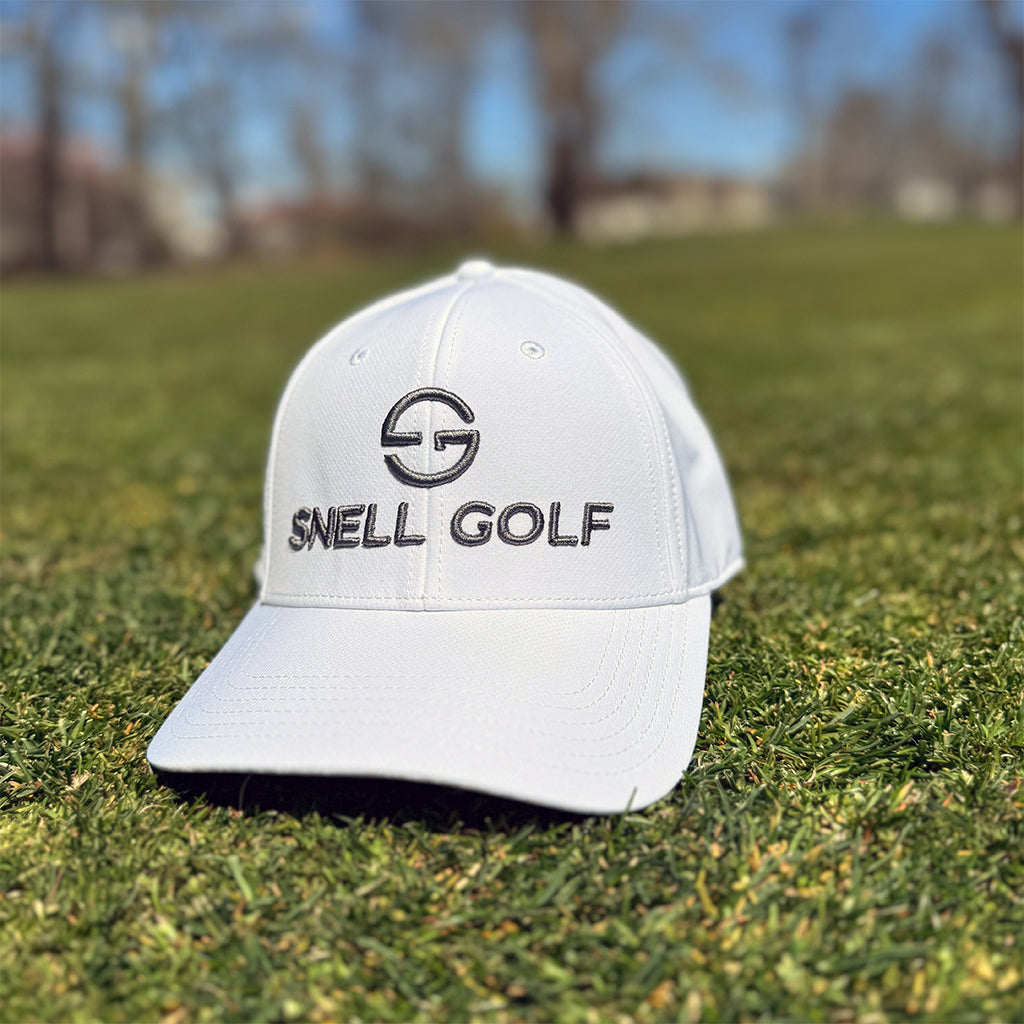 Stratus golf hat Hats Snell Golf White  