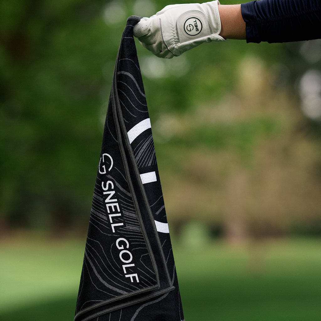 Magnet Caddy Towel Towel Snell Golf Black