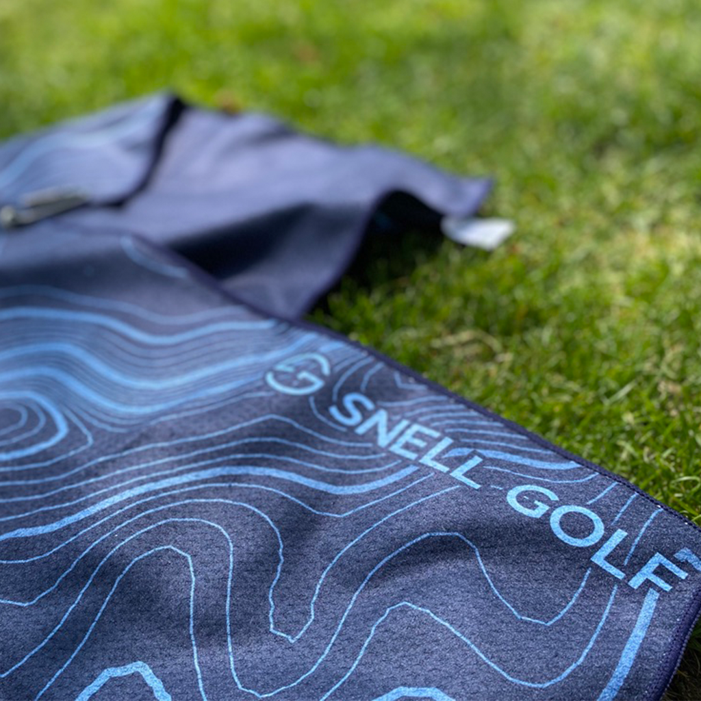 Magnet Caddy Towel Towel Snell Golf Blue