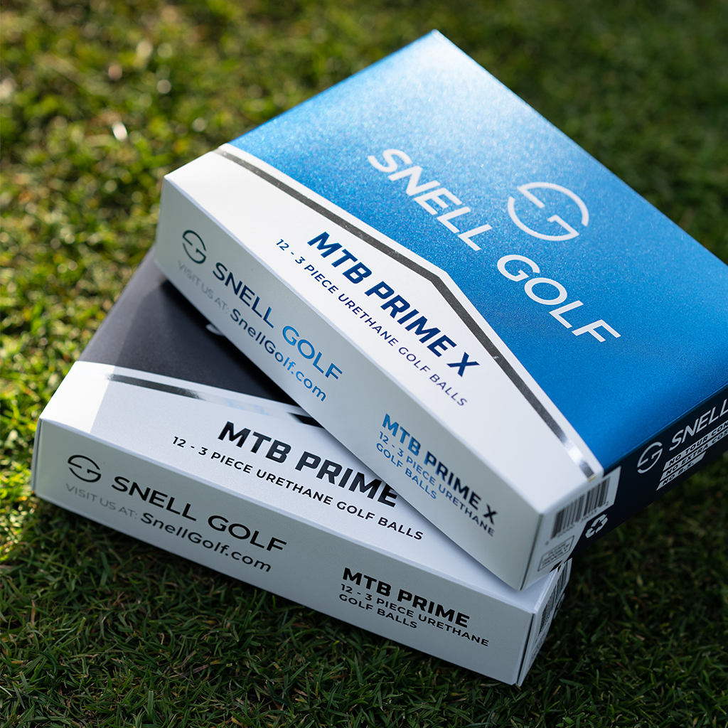 Golf Ball Testing Data MTB PRIME vs. ProV1 Snell Golf
