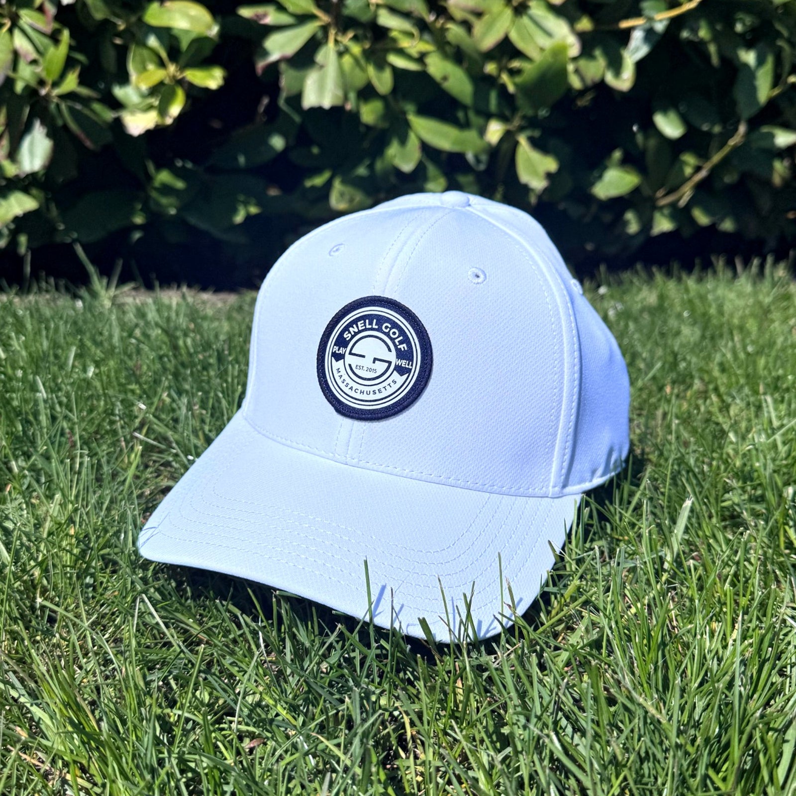 SG Patch Golf Hat Hats Snell Golf White