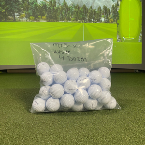 CLOSEOUT MTB-X - Mint Condition - Unpackaged Golf Ball Snell Golf White 2 dozen 